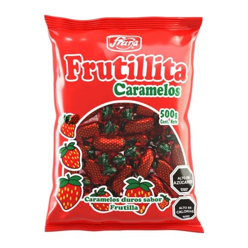 Caramelo Fruna Frutillita Frutilla Con Azúcar (100 Unidades) — Mundo Rayo