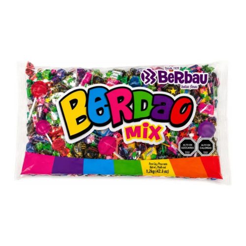 Dulces Caramelos Para Piñatas Berbau Mix Sin Gluten (1,2kg) — Mundo Rayo