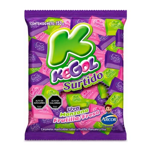 Masticables Kegol Sabor Surtidos De Arcor (153gr) — Mundo Rayo
