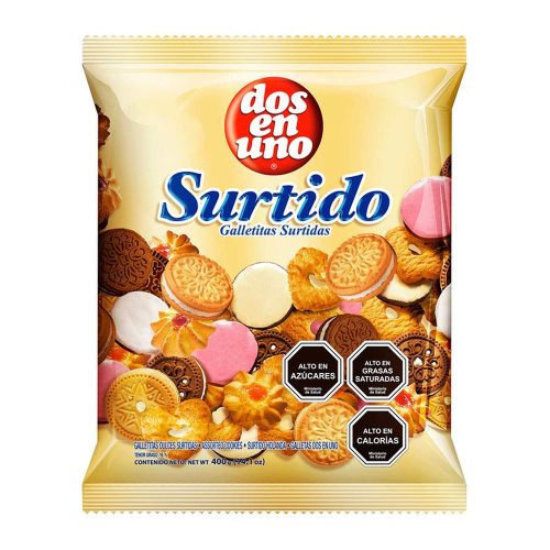 Galletas Dulces Surtidas Holanda Dos En Uno - Bolsa De 400gr — Mundo Rayo