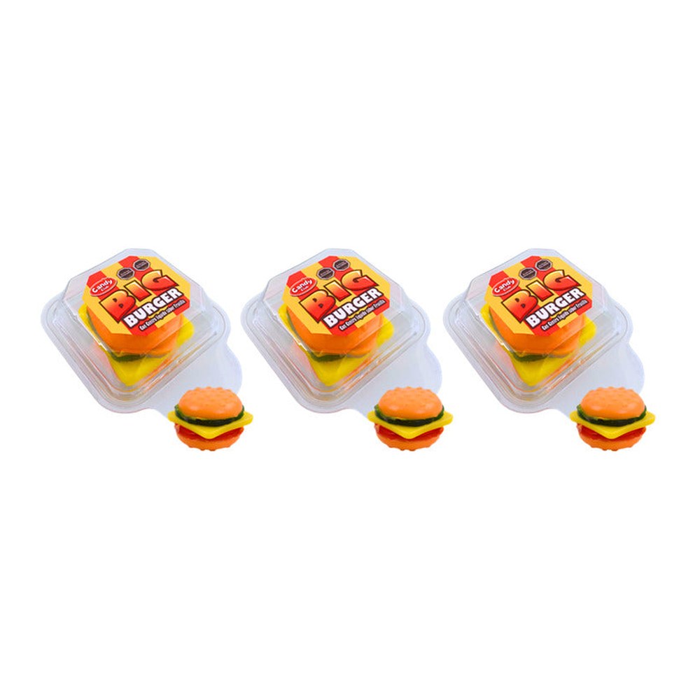 Big Buger - Gomita En Forma De Hamburguesa Por Partes (3un) — Mundo Rayo