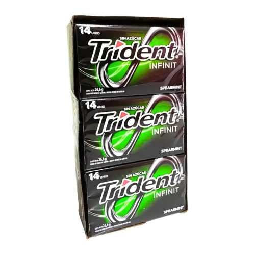 Trident Infinit - Chicle Sabor Menta Caja Premium Con 12 Uni — Mundo Rayo