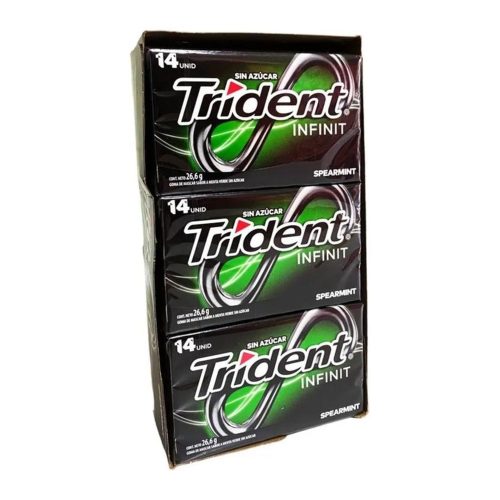 Chicle Trident Infinit Wowmint Display 12 Unidades — Mundo Rayo