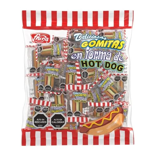 Gomita Mini Hot Dog Fruna 360 g 36 un — Mundo Rayo