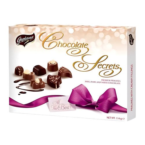 Bombones Premium De Chocolate Rellenos Secrets De Goplana — Mundo Rayo
