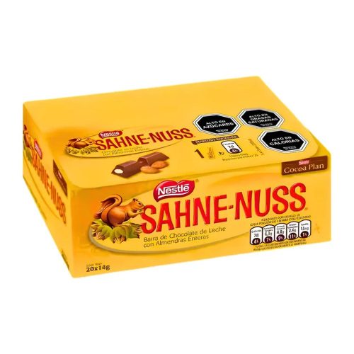 Chocolate Sahne Nuss Nestlé (caja Con 20 Mini Barritas) — Mundo Rayo
