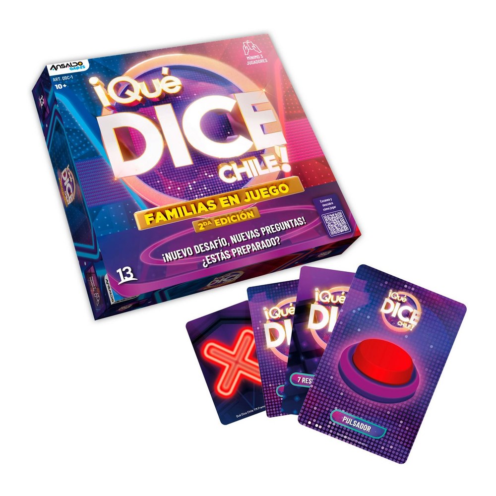 Juego De Mesa Qué Dice Chile Familias En Juego — Mundo Rayo