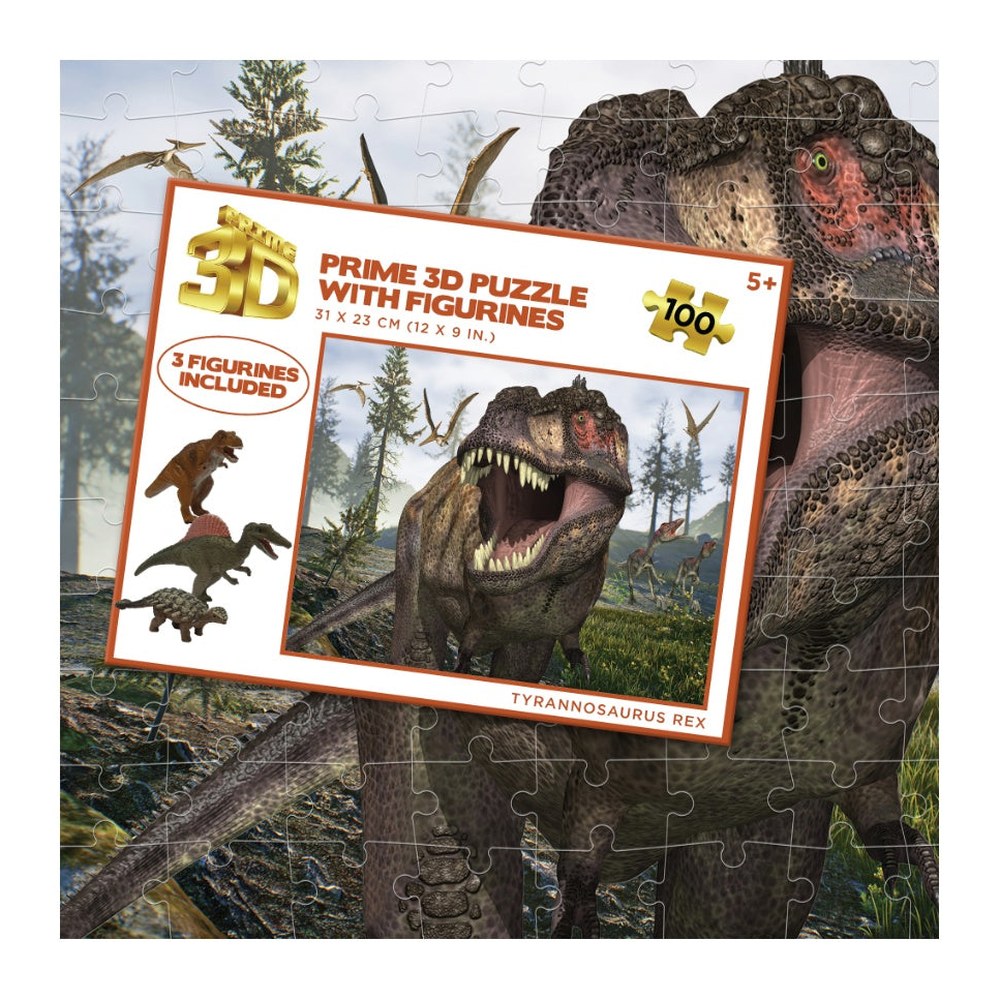 Prime 3d Tyrannosaurus Rex-100pc — Mundo Rayo
