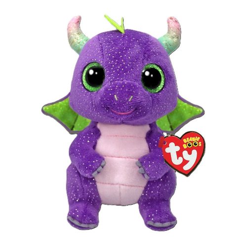 Ty Beanie Boos Daphne Dinosaurio Violeta Regular — Mundo Rayo