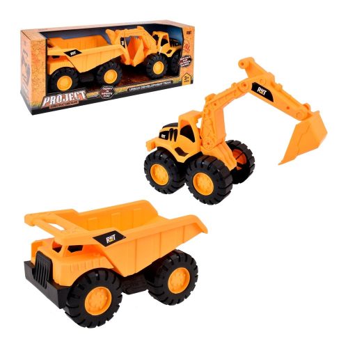 Set Camion Tolva Y Retroexcavadora — Mundo Rayo