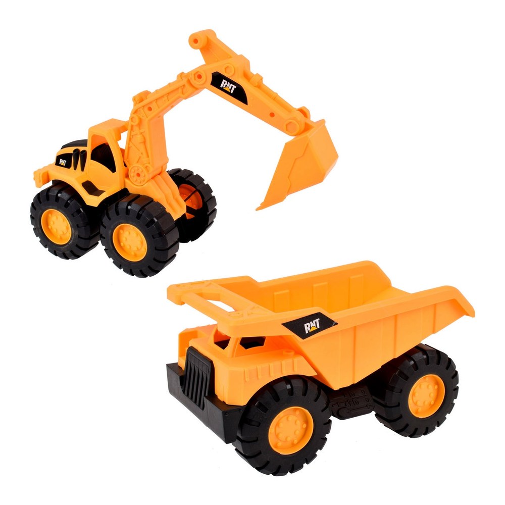 Set Camion Tolva Y Retroexcavadora — Mundo Rayo