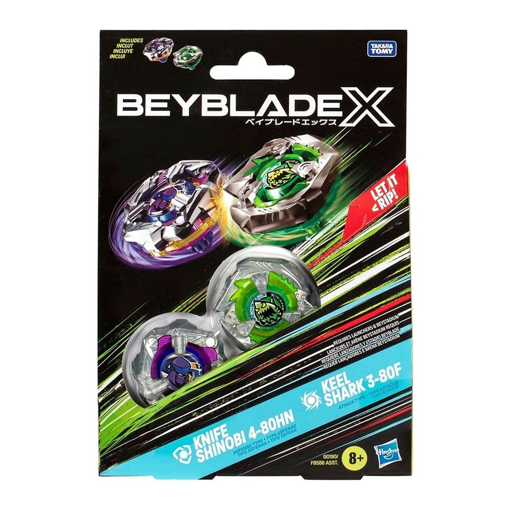 Beyblade X Knife Shinobi Keel Shark — Mundo Rayo