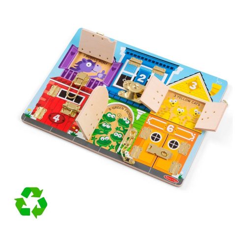 Juego De Pestillos De Madera Melissa & Doug — Mundo Rayo