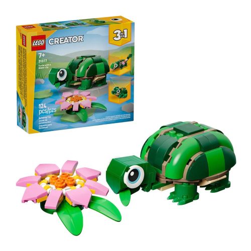Tortuga Con Flor De Nenufar Lego Creator — Mundo Rayo