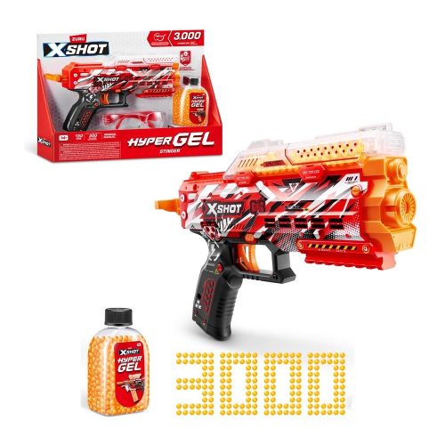 Lanzador De Bolitas De Gel X-Shot Pistol Hydrogel Con 3000 Bolitas — Mundo Rayo