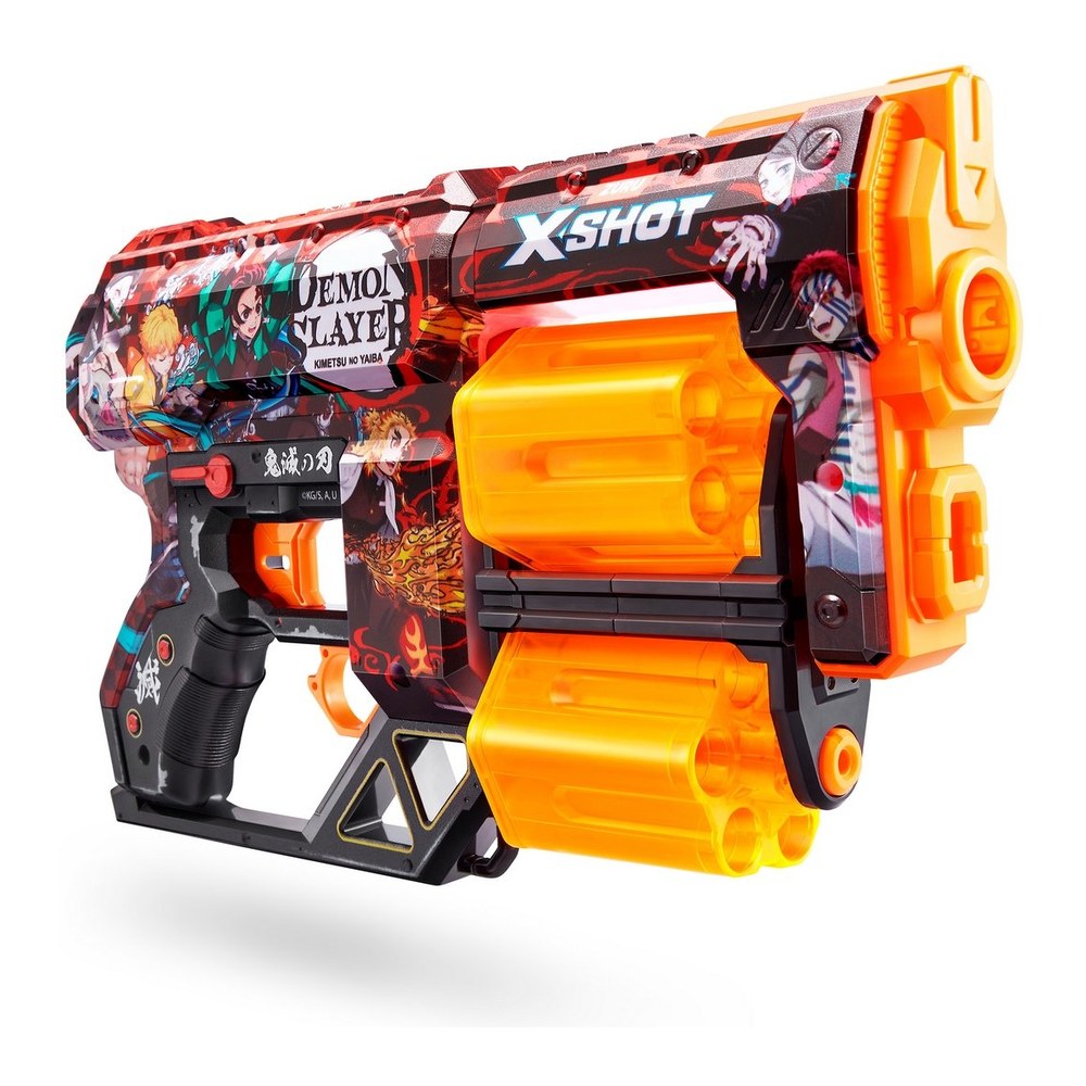 Lanza Dardos Menace Skins Dread Demon Slayer Con 12 Dardos X-Shot — Mundo Rayo